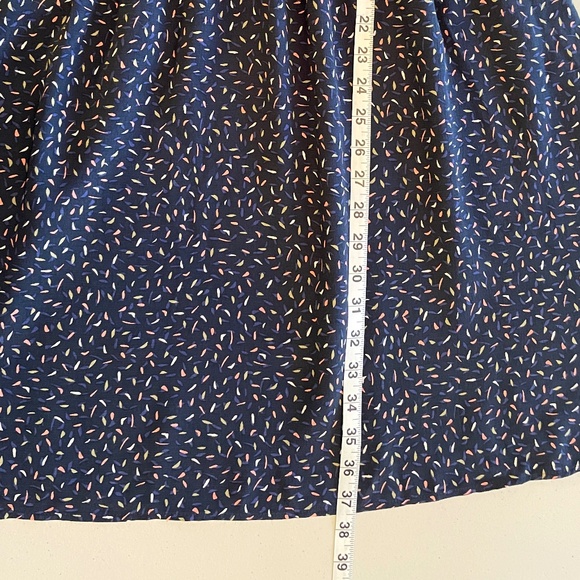 Anthropologie Navy Blue Mini Dress - Picture 5 of 9